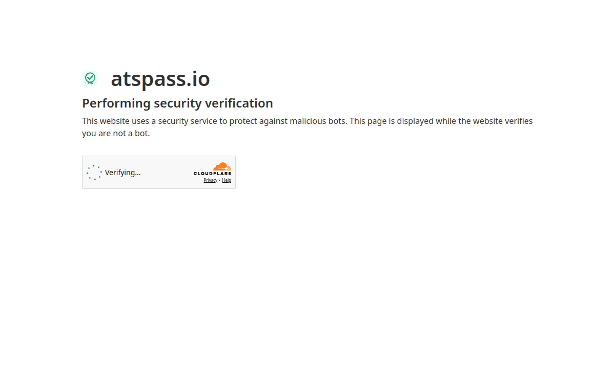 Screenshot of AtsPass