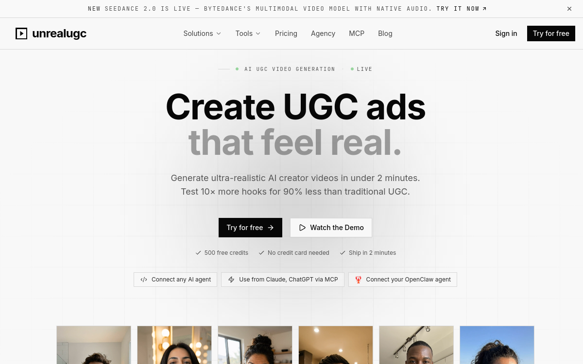 Screenshot of UnrealUGC
