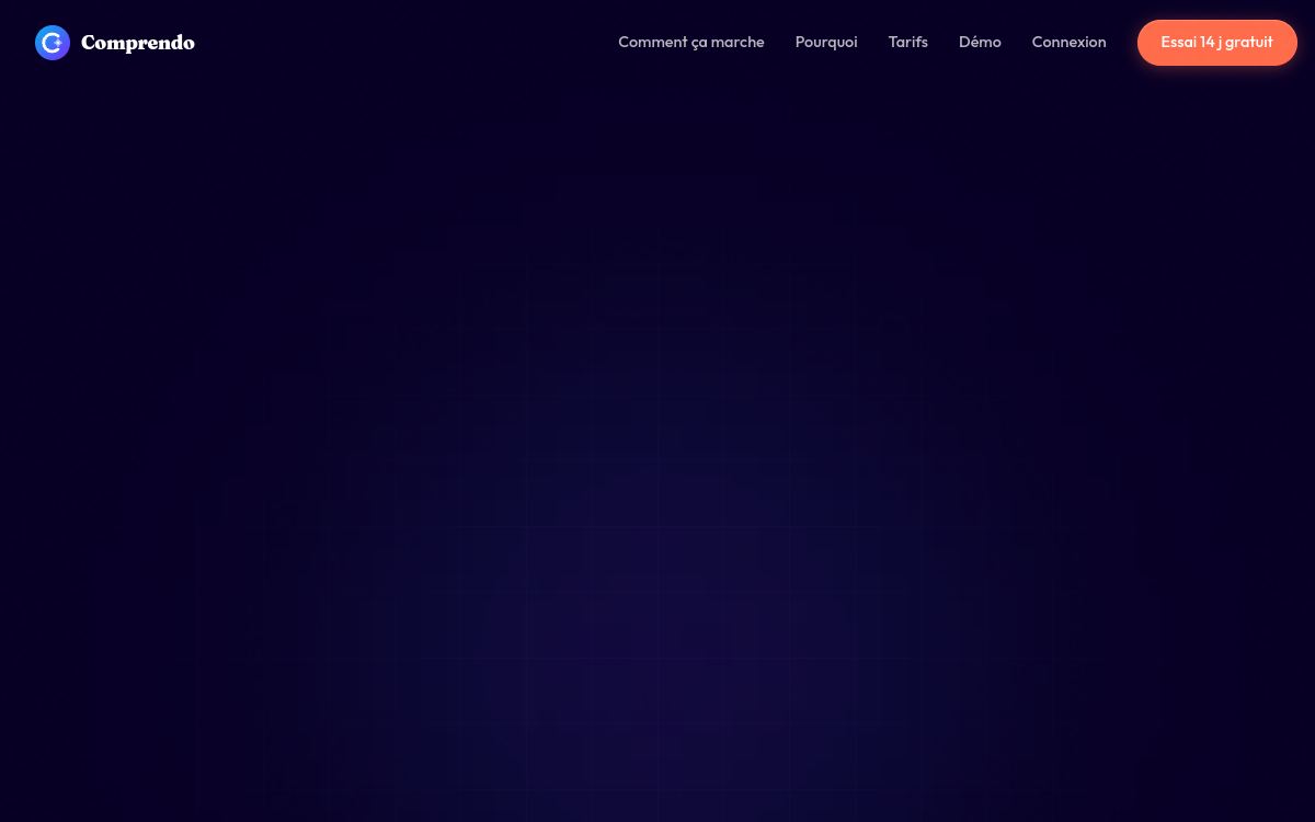 Screenshot of Comprendo