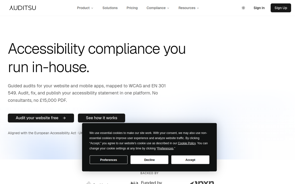 Screenshot of Auditsu