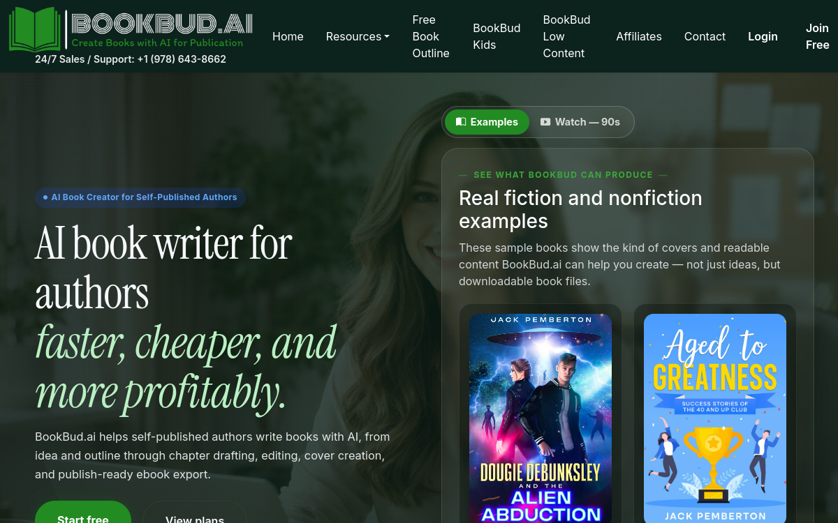 Screenshot of BookBud.ai