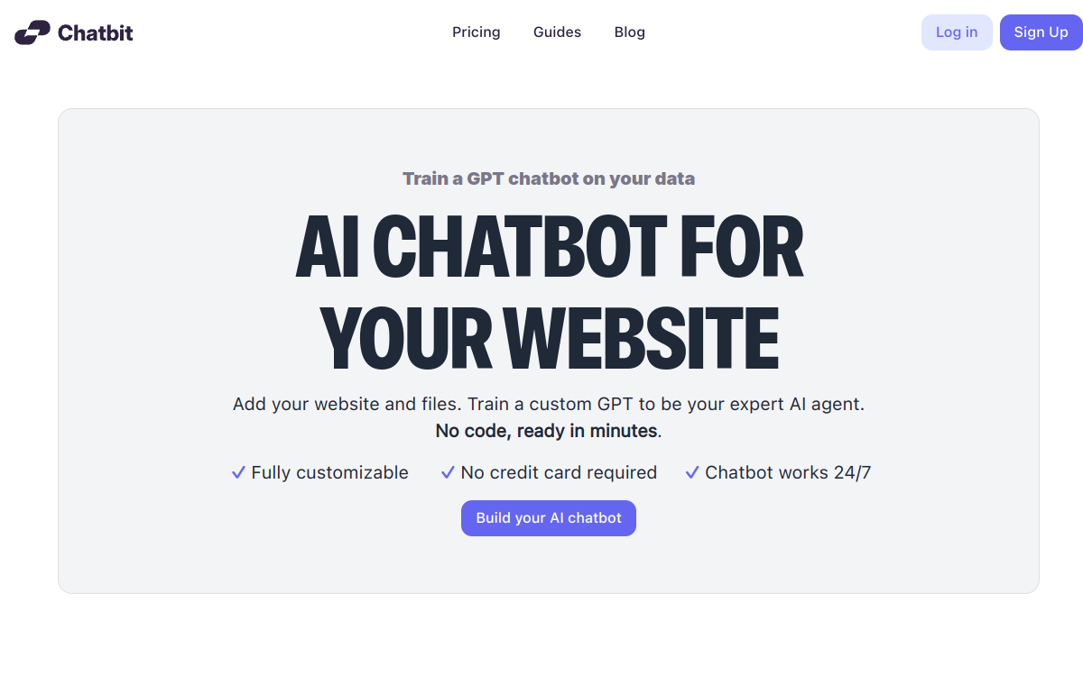 Screenshot of Chatbit