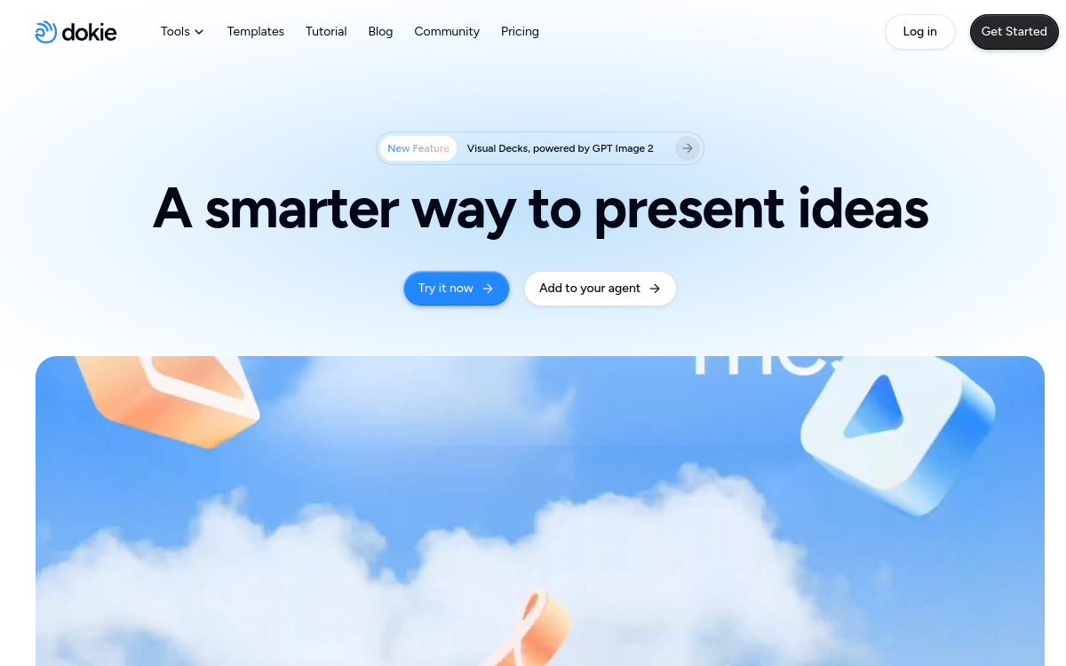Screenshot of Dokie AI