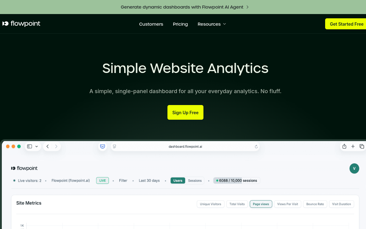 Screenshot of Flowpoint