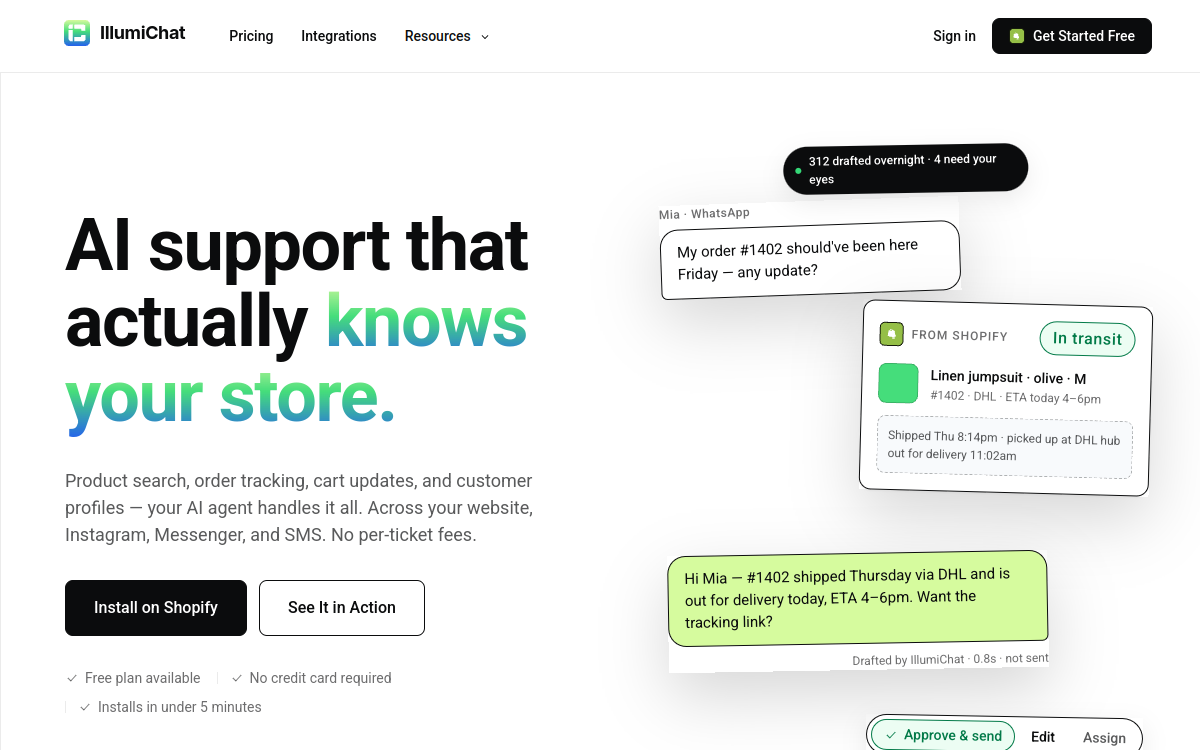 Screenshot of IllumiChat