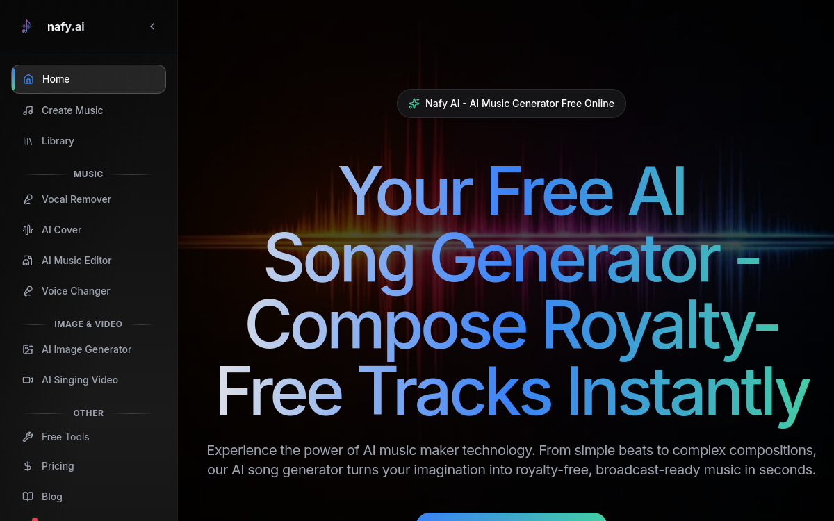 Screenshot of Nafy AI