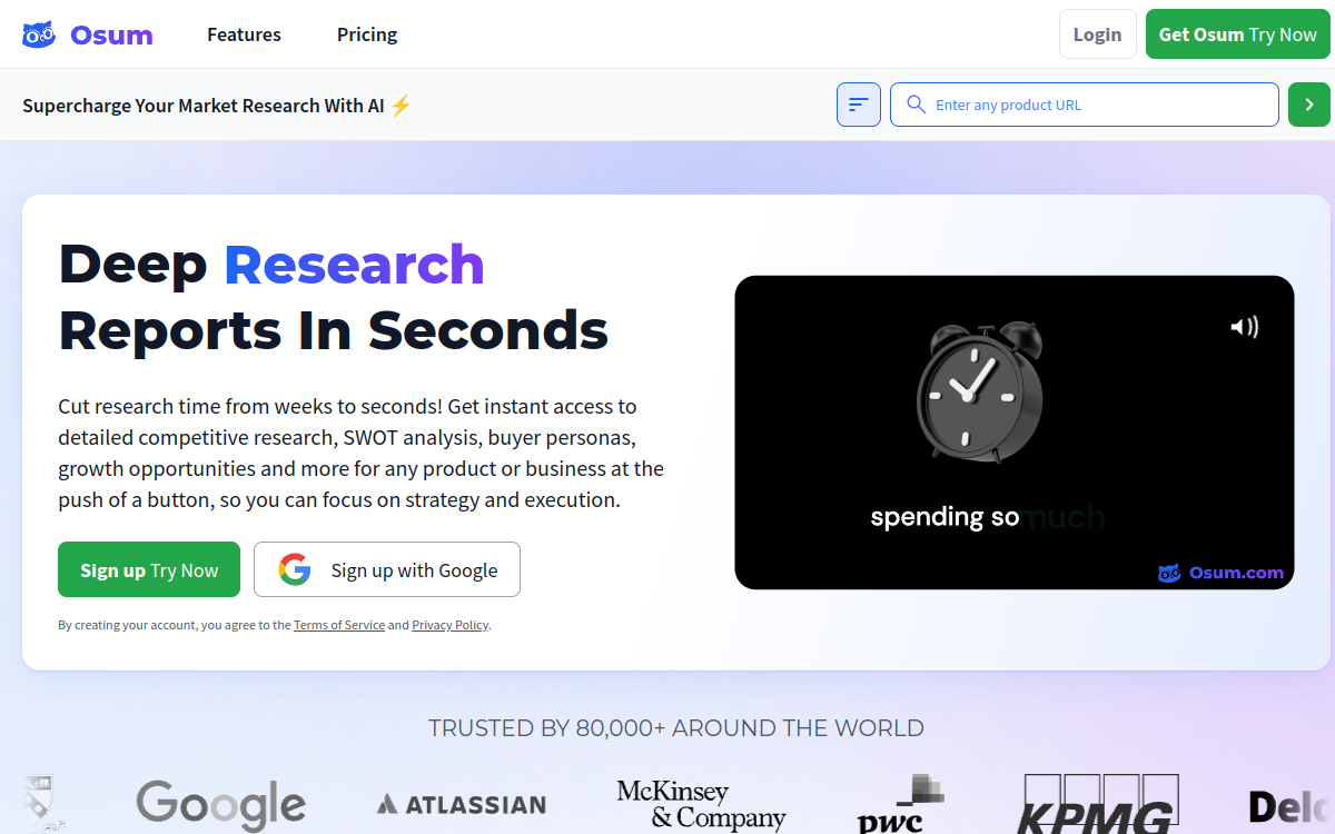 Screenshot of Osum