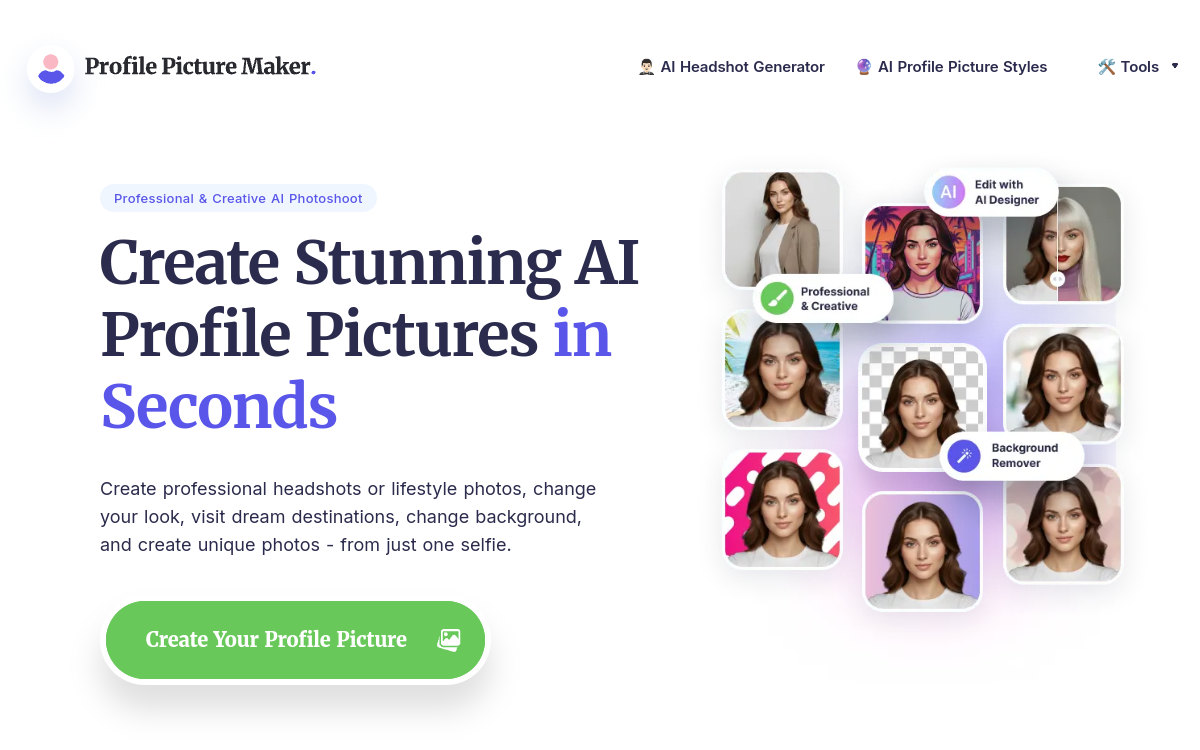 Screenshot of PFPMaker