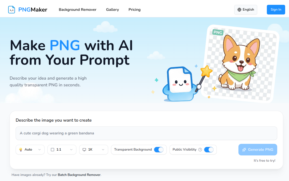 Screenshot of PNGMaker