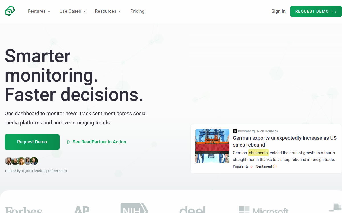 Screenshot of ReadPartner