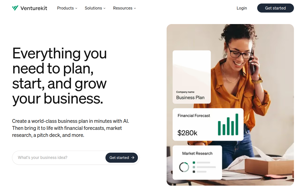 Screenshot of Venturekit