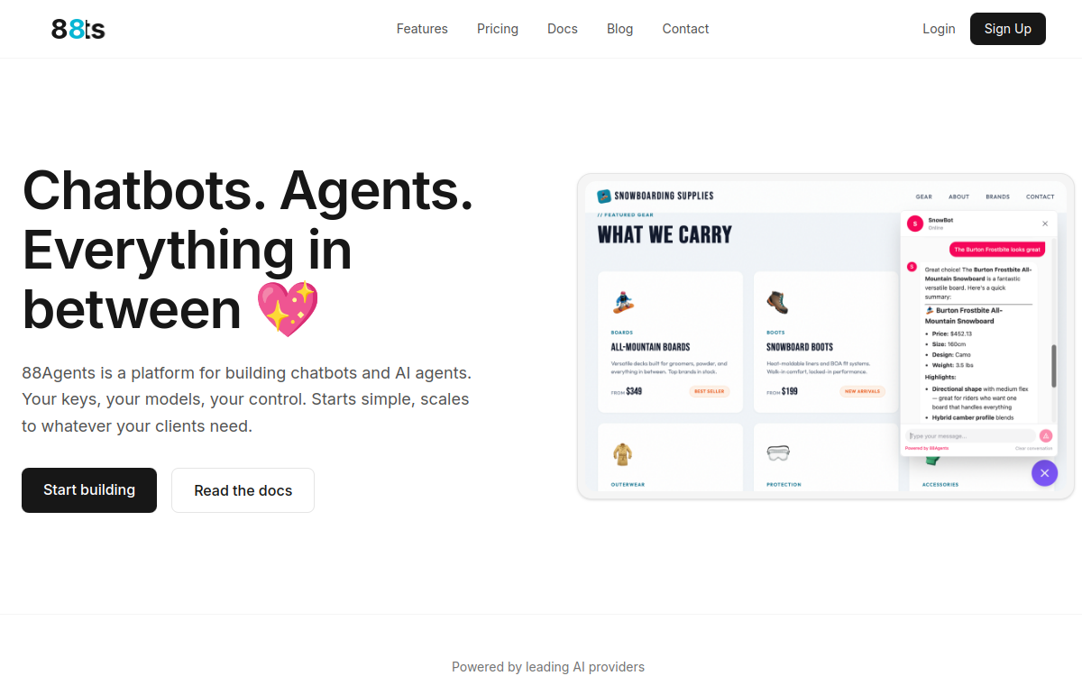 Screenshot of 88Agents