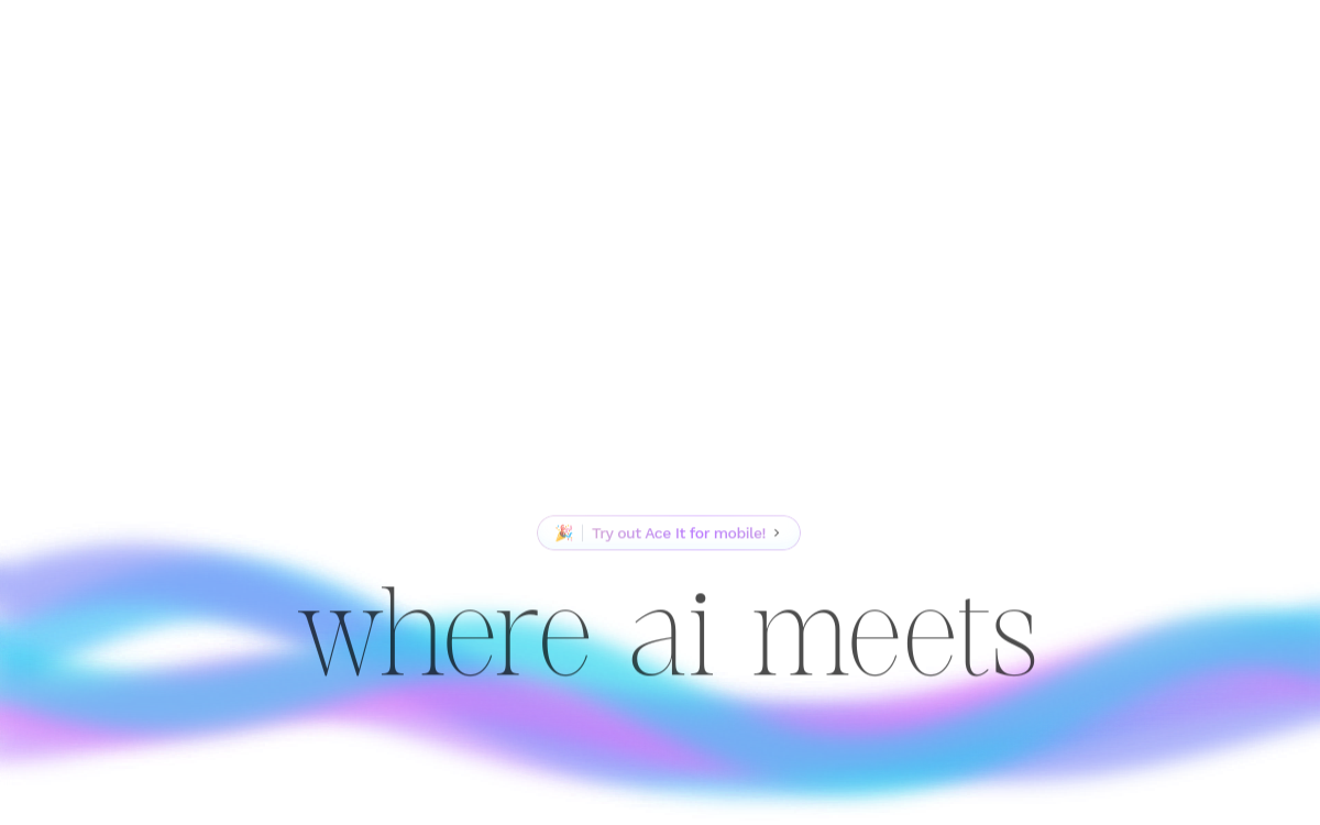 Screenshot of Ace It